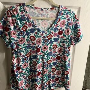 vineyard vines Floral V-Neck Women’s Top s